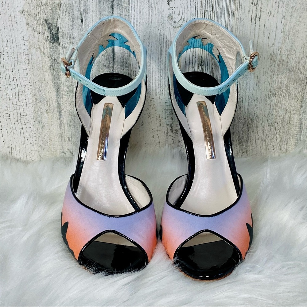 Sophia Webster Rio Sunset Heels Sz 39.5